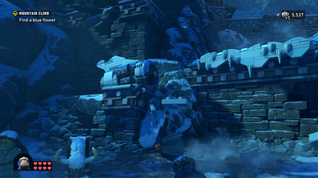 How to Find a Blue Flower in LEGO Batman Legacy of the Dark Knight Mountain Climb