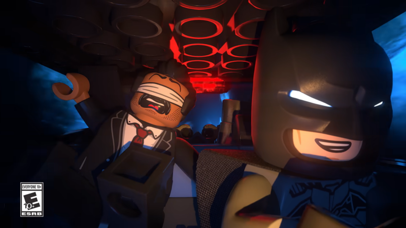 LEGO Batman Legacy of the Dark Knight main menu showing pre-order bonus