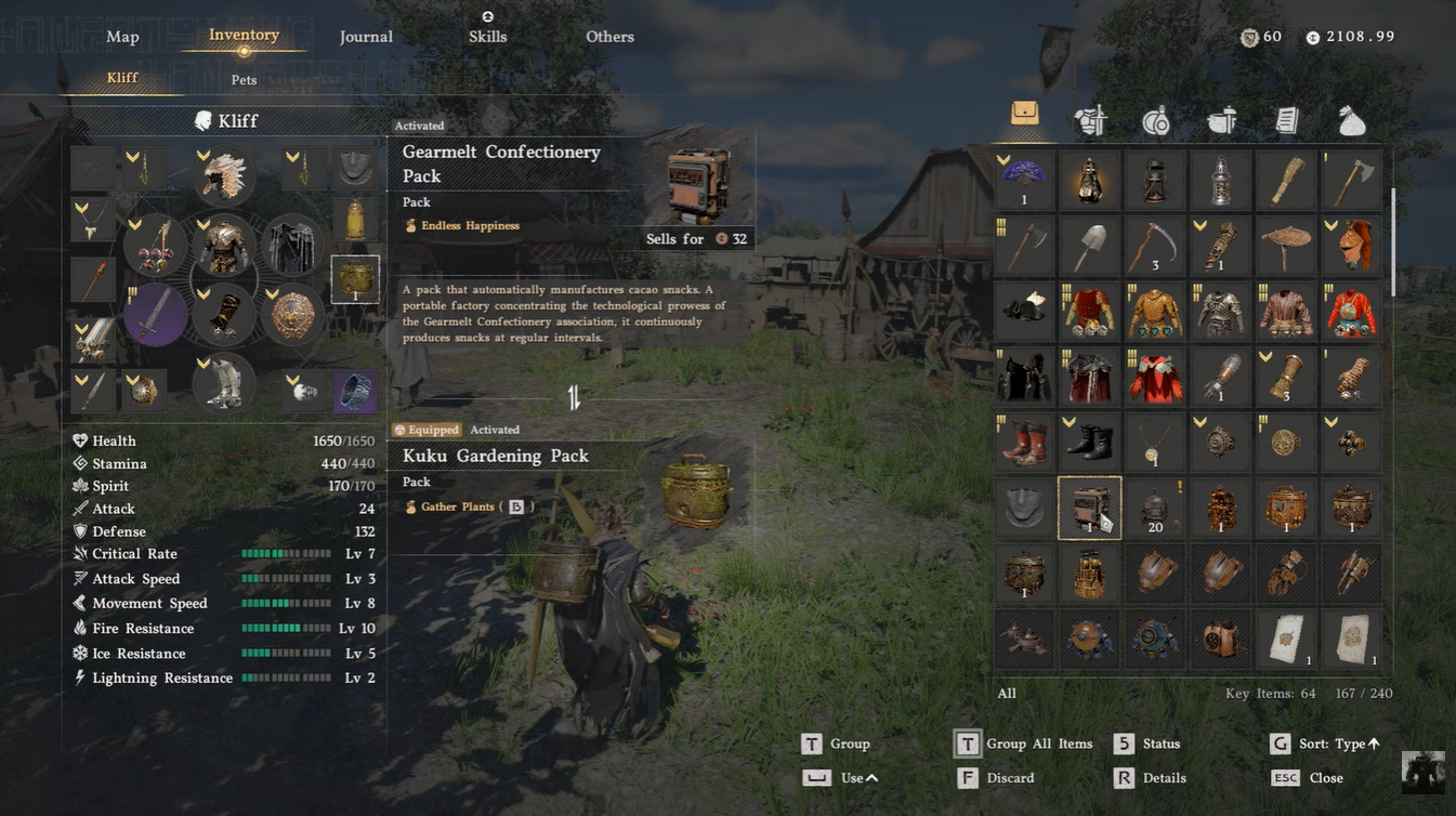 Gearmelt Confectionery Pack in Crimson Desert