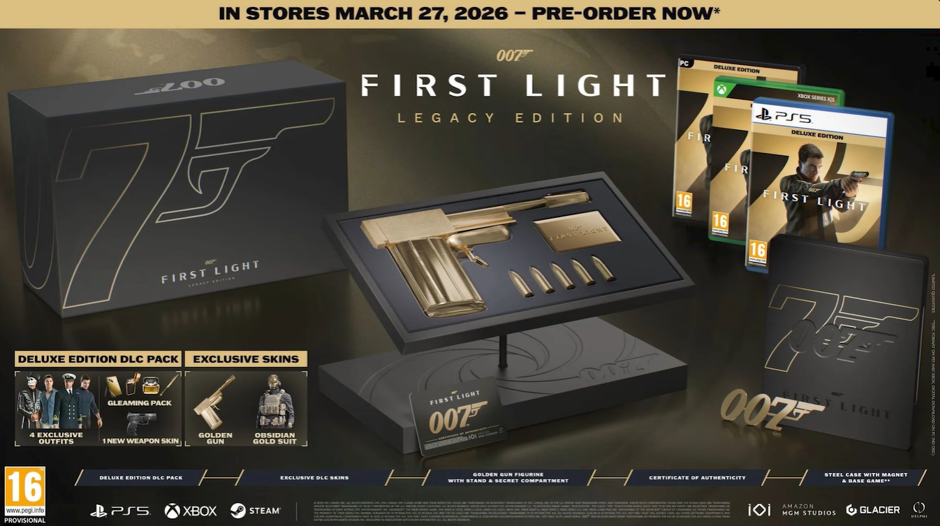 Image showing 007 First Light's Collector Edition range and items