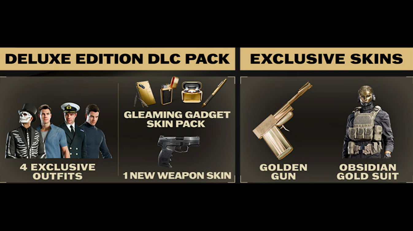 Image showing exclusive items in 007 First Light Collector's Edition