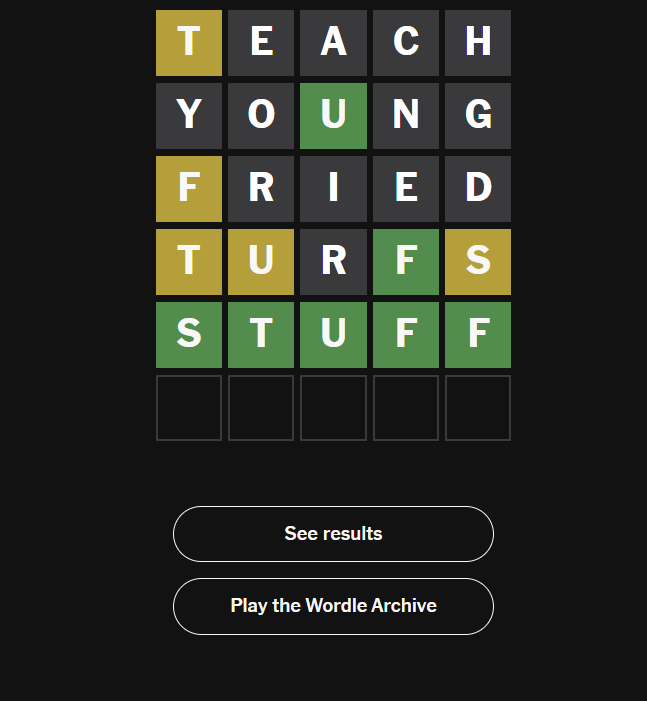NYT WORDLE 27 MAY 2026 ANSWER