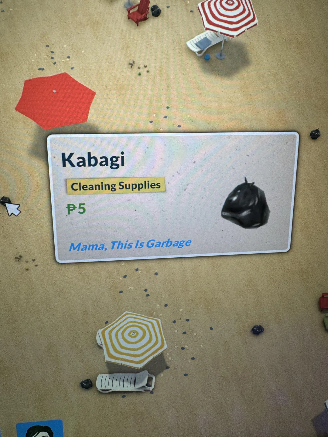 How the beach cleanup works in Paralives