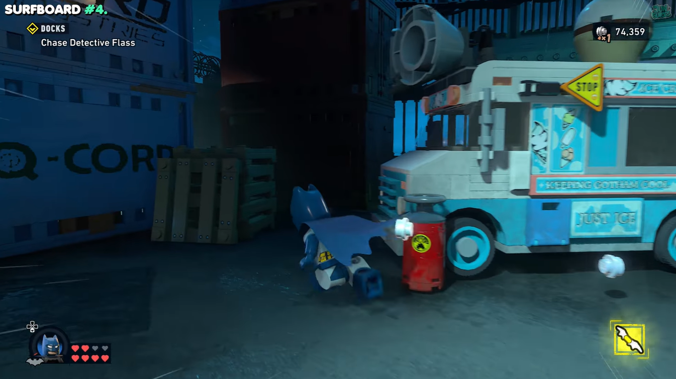 All Surfboards locations in LEGO Batman Legacy of the Dark Knight