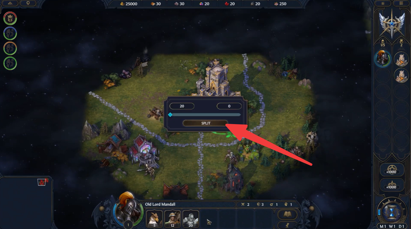 How to Split Unit Stacks in Heroes of Might and Magic Olden Era - All Splits Explained