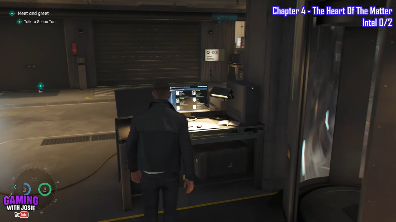 Finding the computer in Q-Lab in 007 First Light Chapter 4 The Heart of the Matter