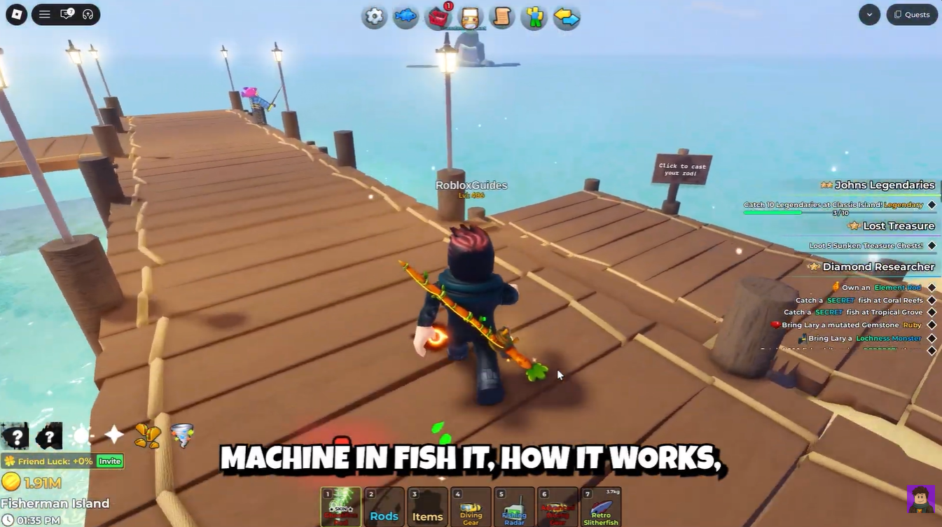 Fish It: Retro Weather Guide and Machine Location - All Weather Events Explained