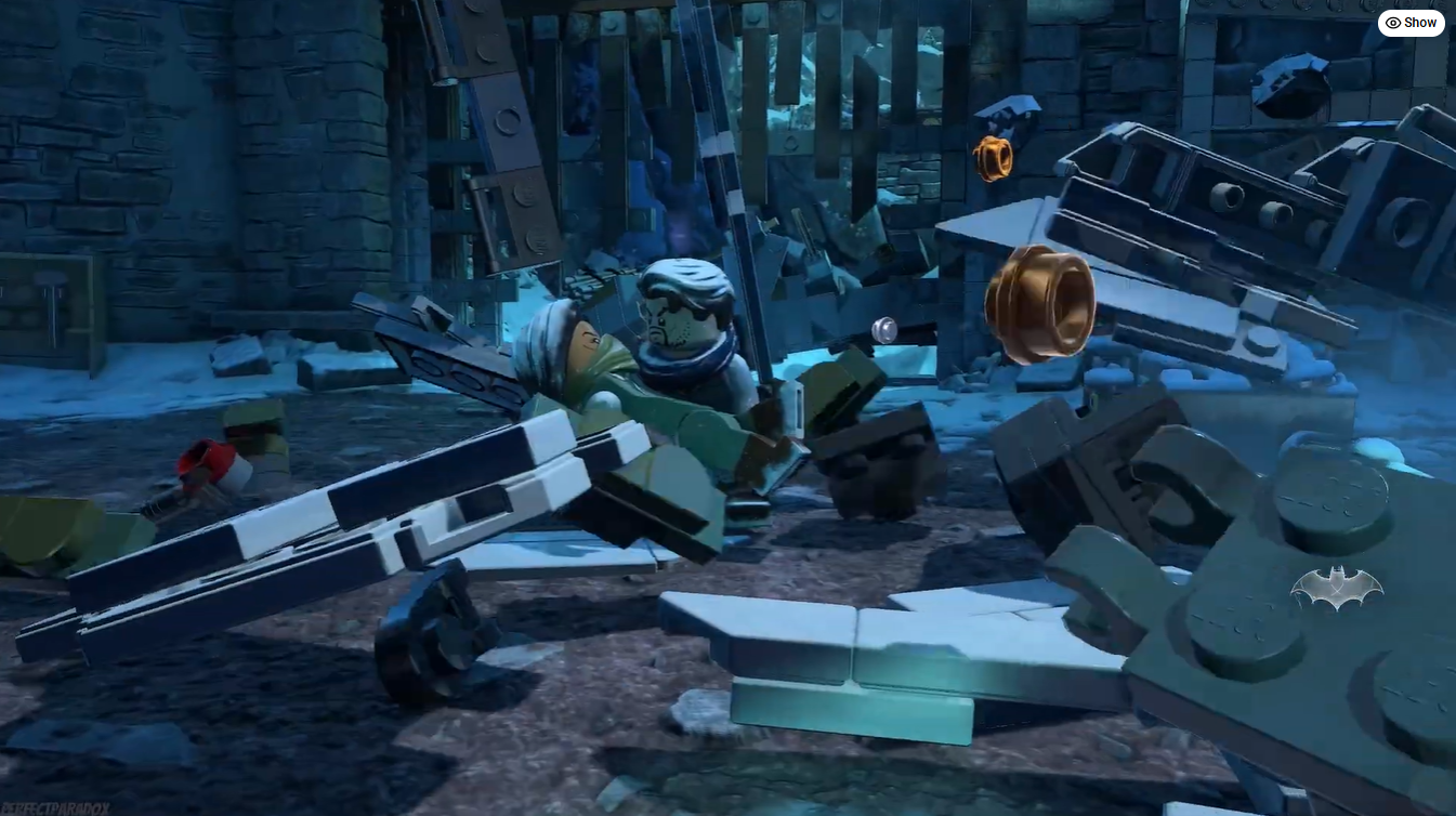 How to Use the Launcher Parachute in Mountain Climb LEGO Batman Legacy Dark Knight