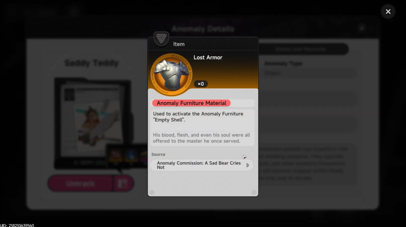 Neverness to Everness A Sad Bear Cries Not Anomaly Guide: Location, Lost Armor, and Achievement