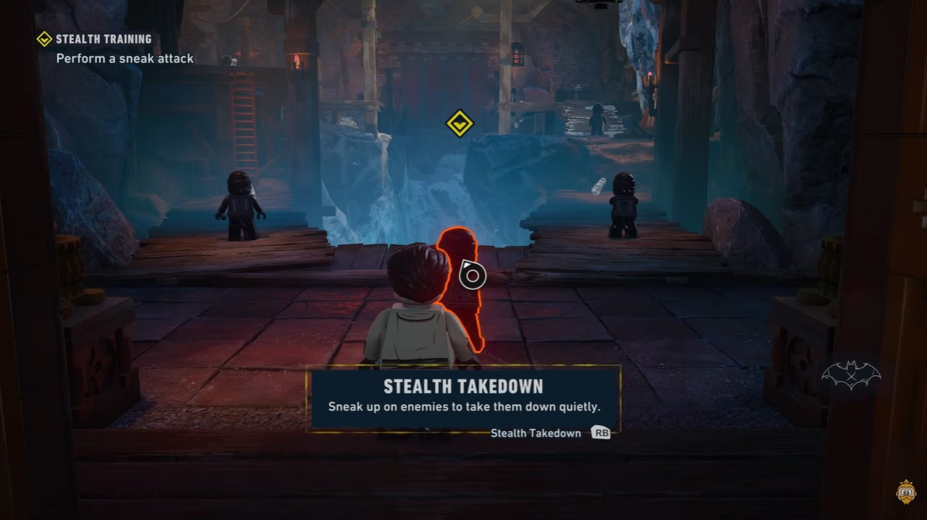 How to Use Stealth Takedowns in LEGO Batman: Legacy of the Dark Knight