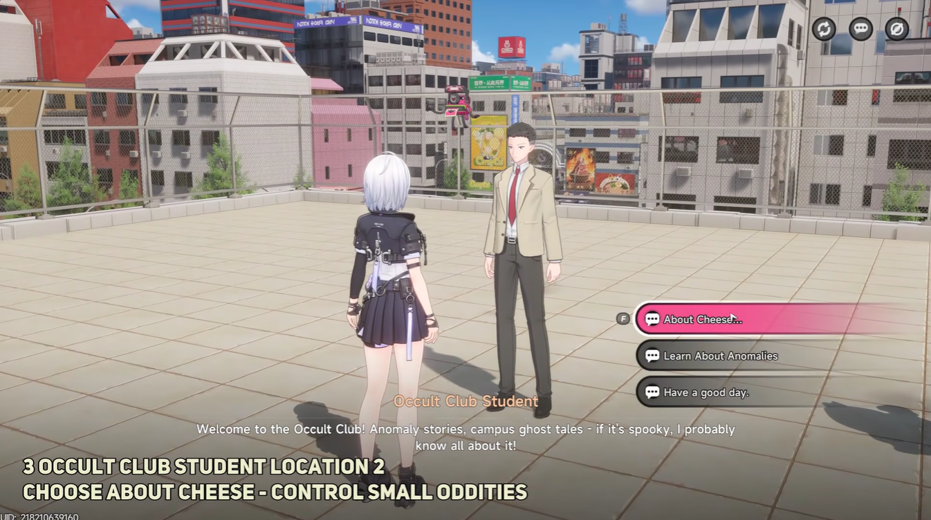 Neverness to Everness: Cheese Camera Location and Uses Explained - Occult Club Student Quest
