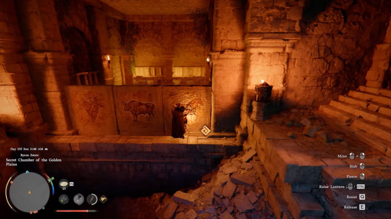 Completing the Secret Chamber of Golden Plains in Crimson Desert