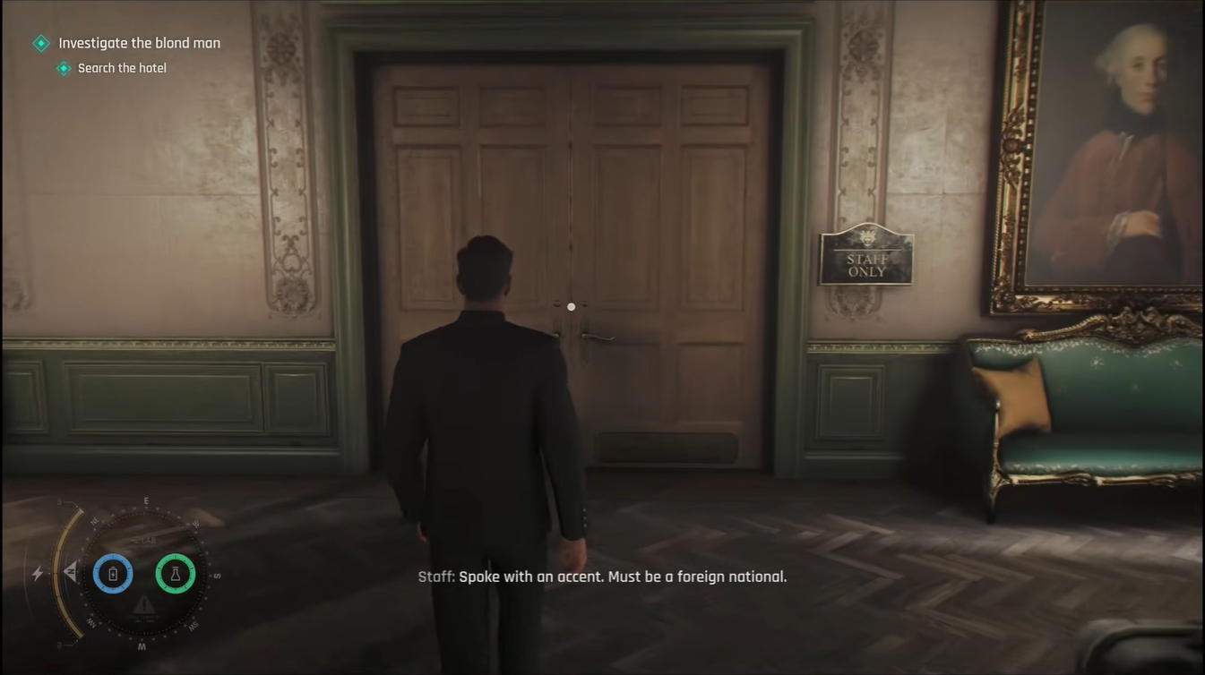 007 First Light Staff Only door location during Chapter 8 All the Time in the World mission
