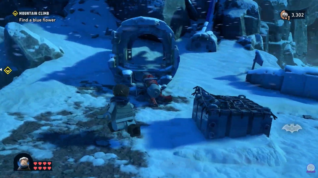 How to Use the Launcher Parachute in Mountain Climb LEGO Batman Legacy Dark Knight