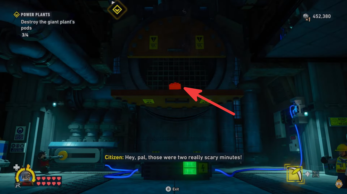 LEGO Batman Legacy of the Dark Knight: Kiteman Red Brick Location and Power Plant Modifier Unlock Guide