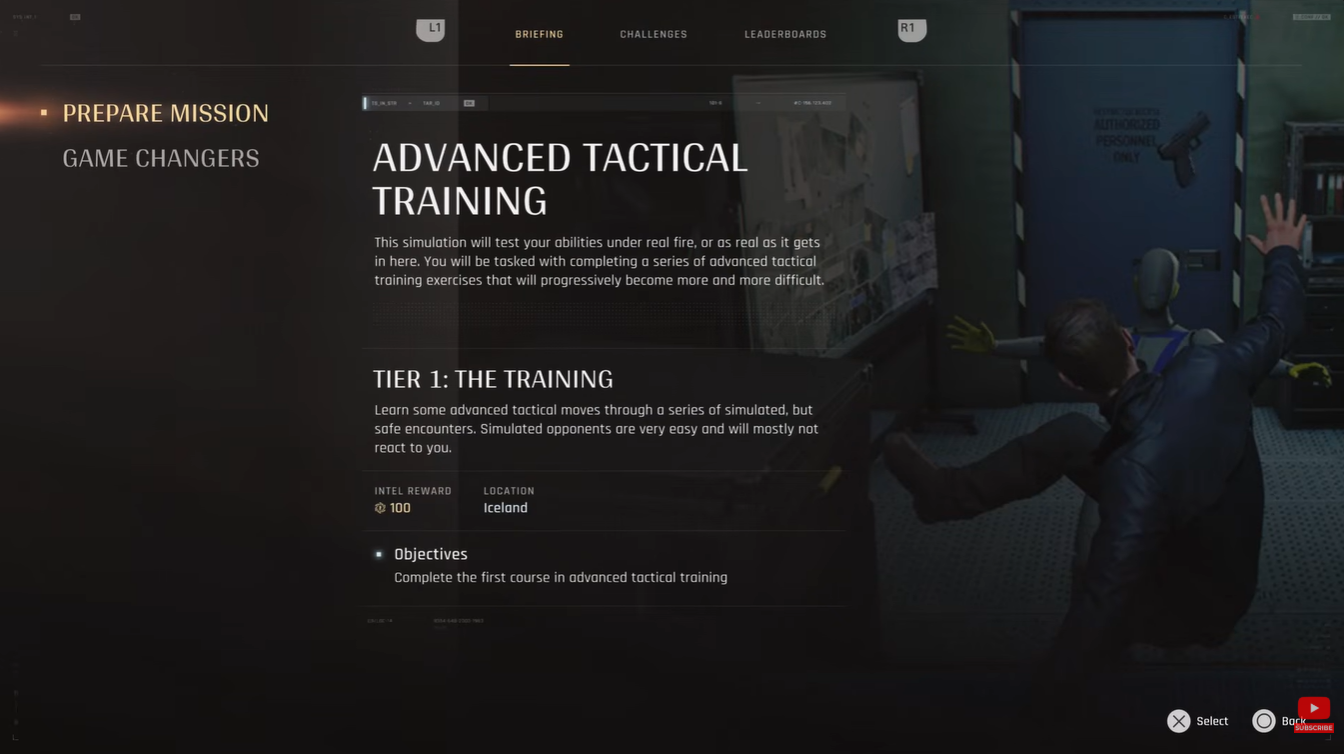 Advanced Tactical Training in TacSim in 007 First Light