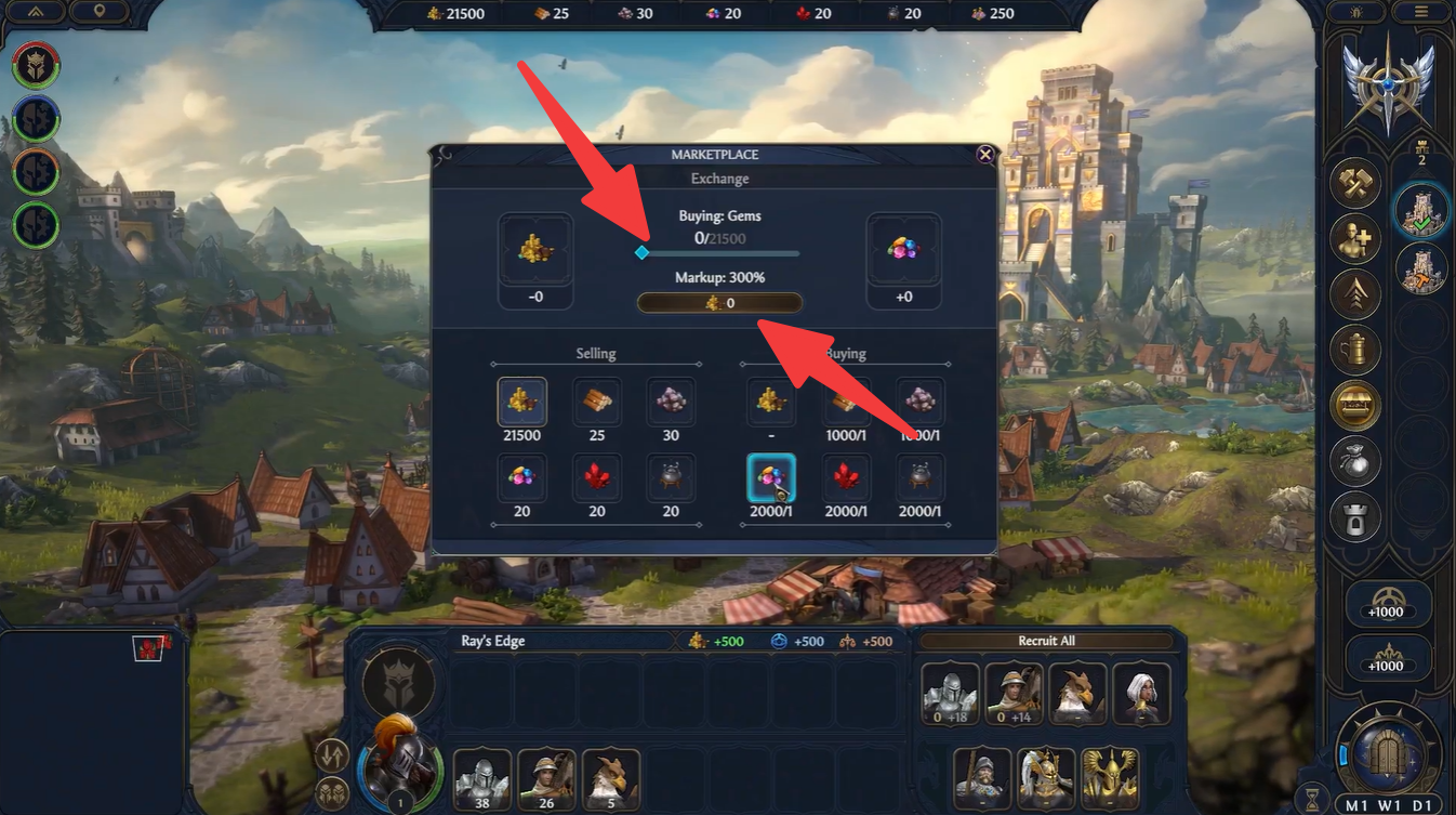 How to Trade, Buy, and Sell Resources in Heroes of Might and Magic Olden Era