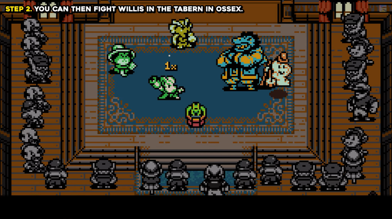 fighting willis boss in Mina the Hollower
