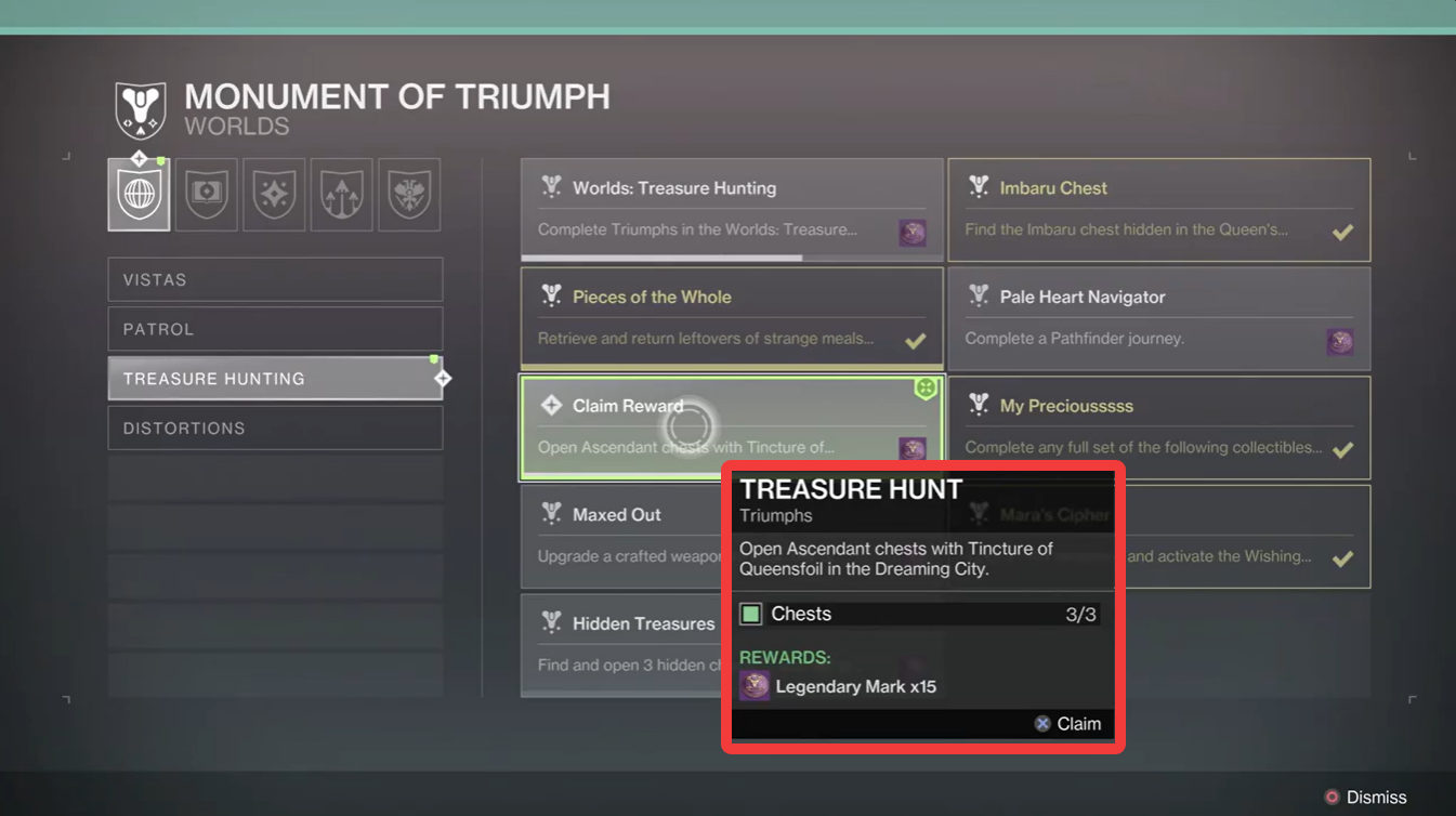 Triumph Ascendant Chests in Destiny 2
