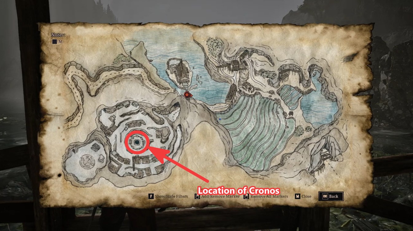 Cronos location in Gothic 1 Remake