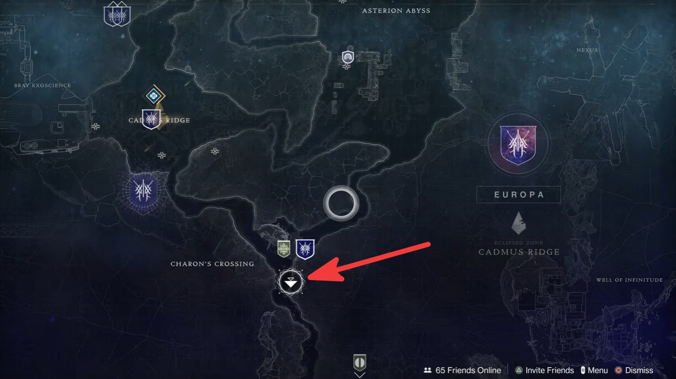 Where to find the Concealed Void Lost Sector on Europa