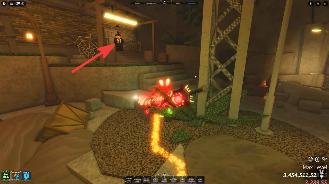 Shady alchemist in fisch roblox
