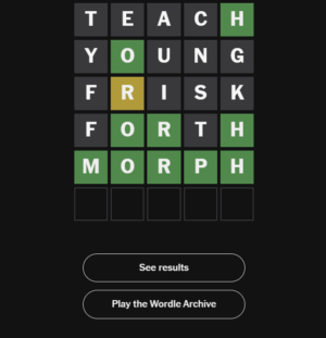Wordle Answer today - 6 June 2026