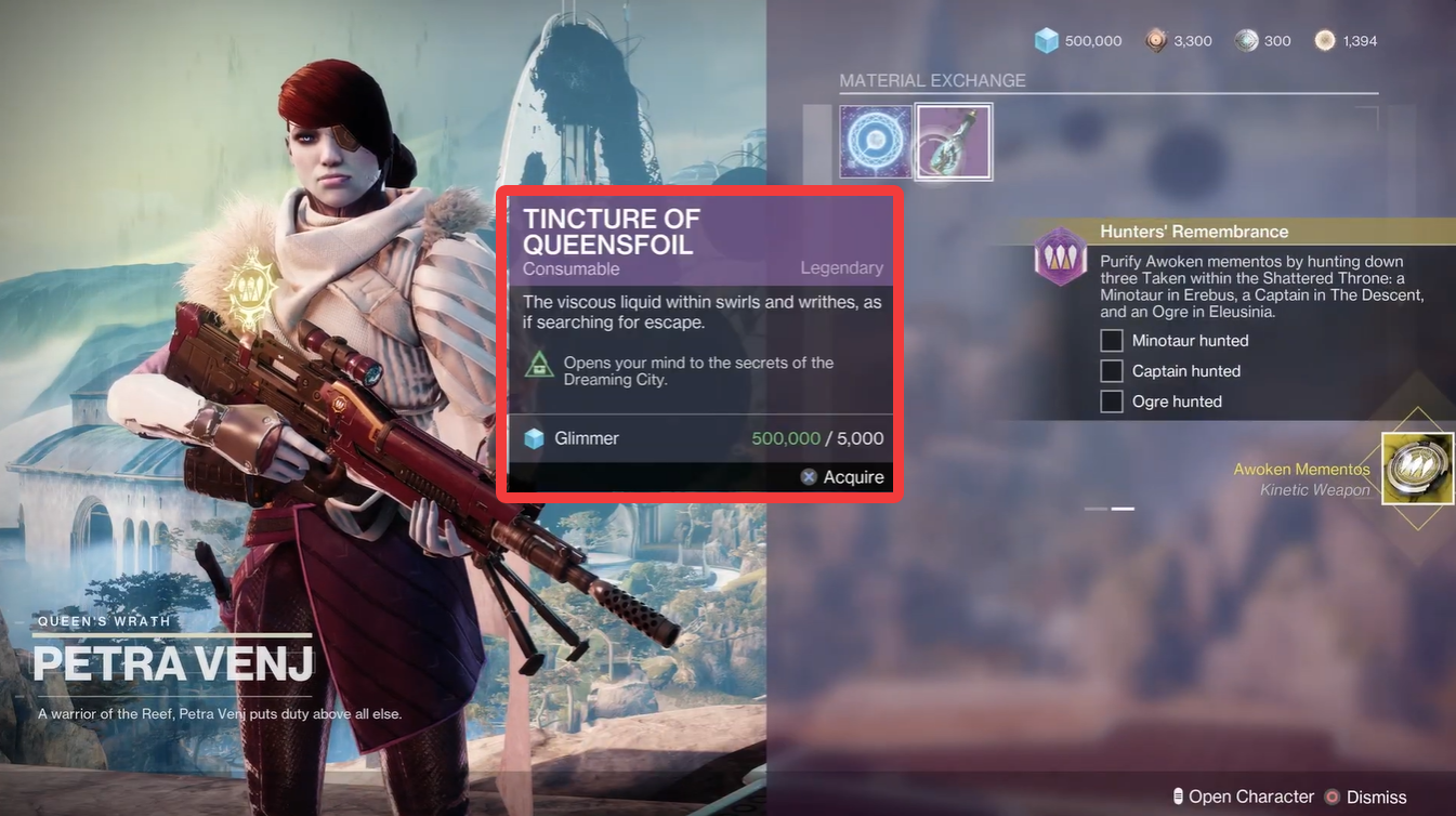 Treasure Hunt triumph guide - Tincture of Queensfoil (Triumph Ascendant Chests in Destiny 2)