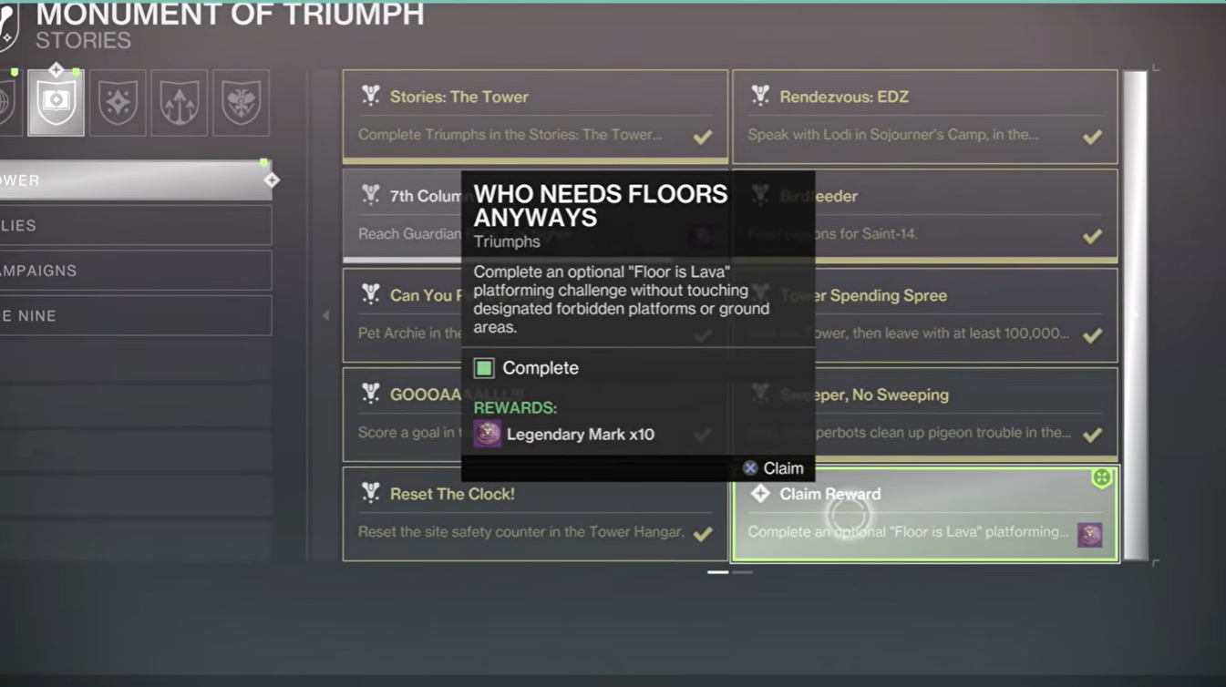 Destiny 2: Who Needs Floors Anyways Triumph Guide - Location, Rewards, and Tips