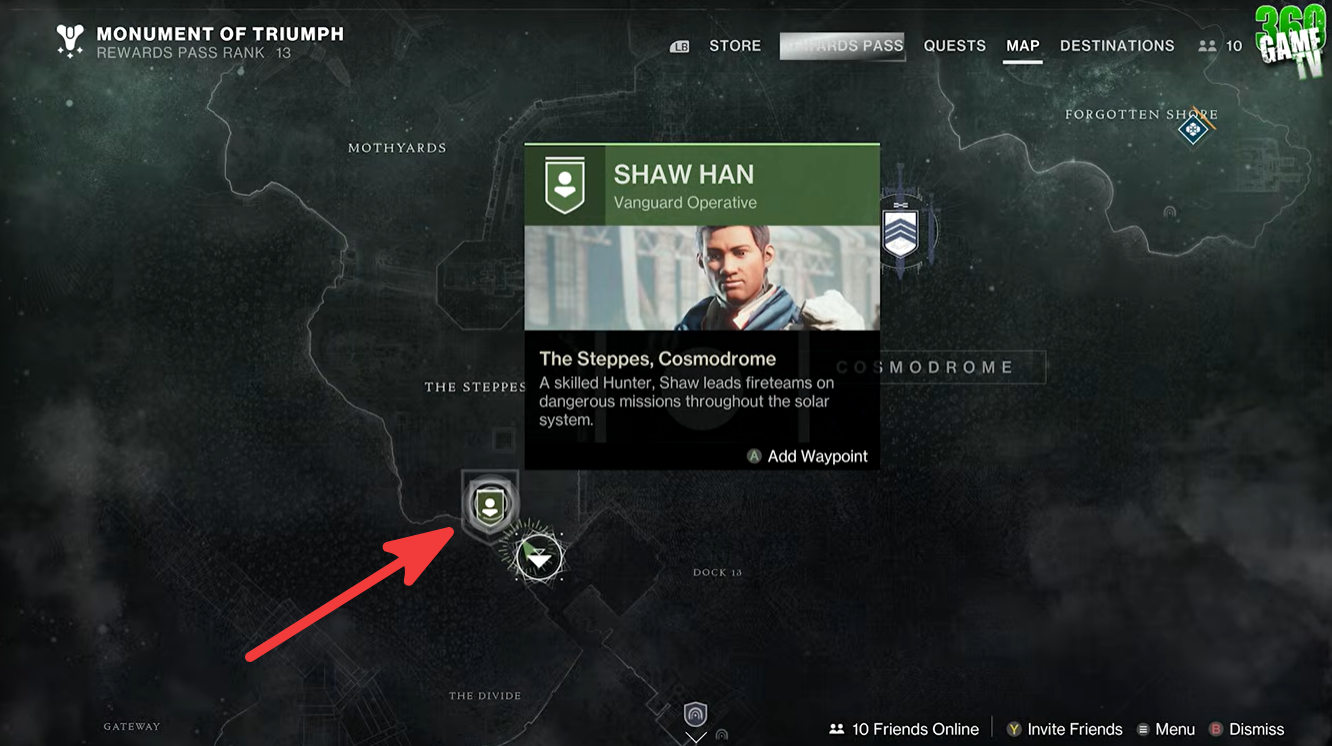 Maeve's Stash location in Destiny 2