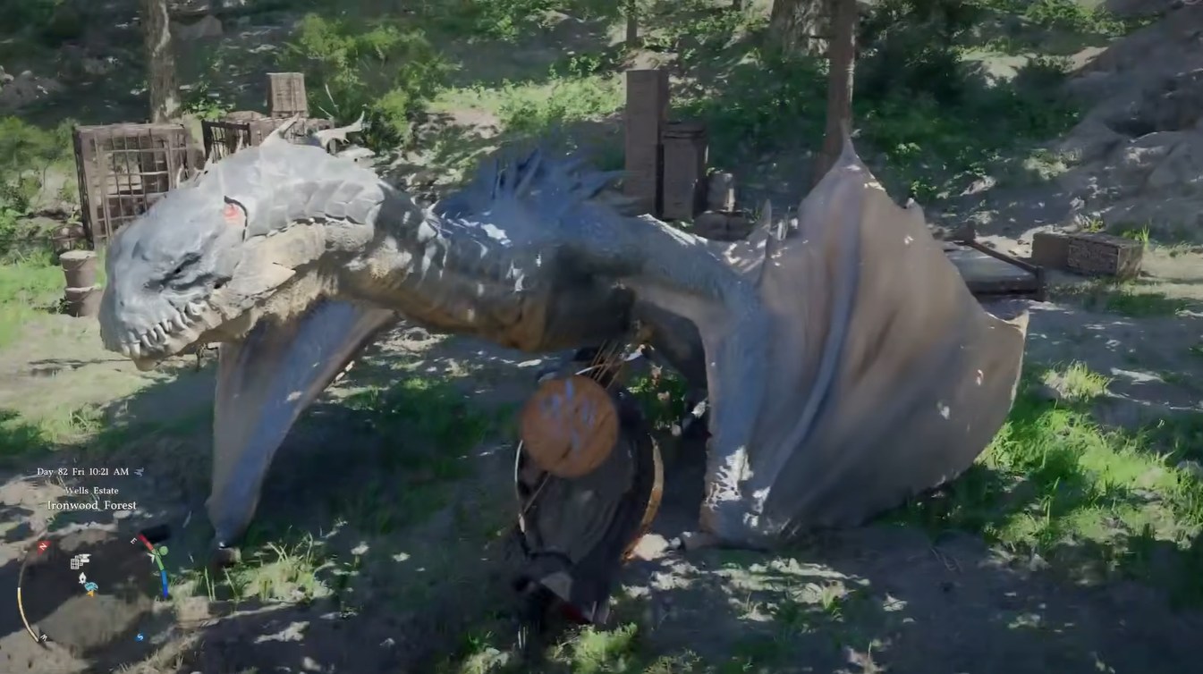 Baby Wyvern mount evolved in Crimson Desert