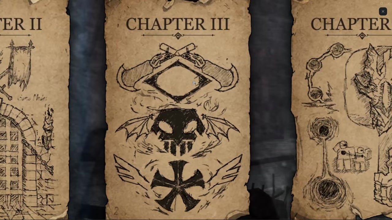 Chapter three roadmap panel highlights Segunda and upcoming progression updates
