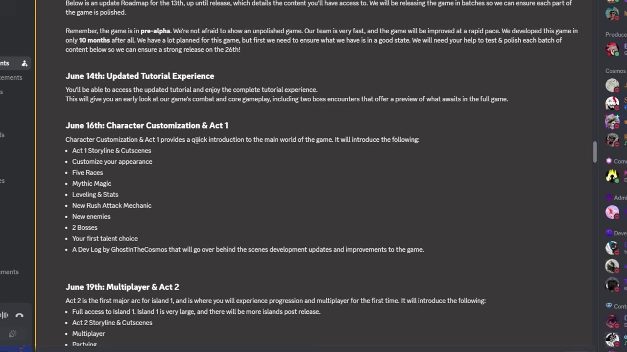 June event roadmap shows Act dates still missed