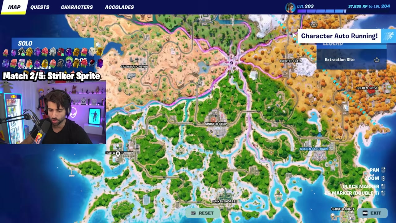 The new Soccer Pitch POI where you score to unlock Striker