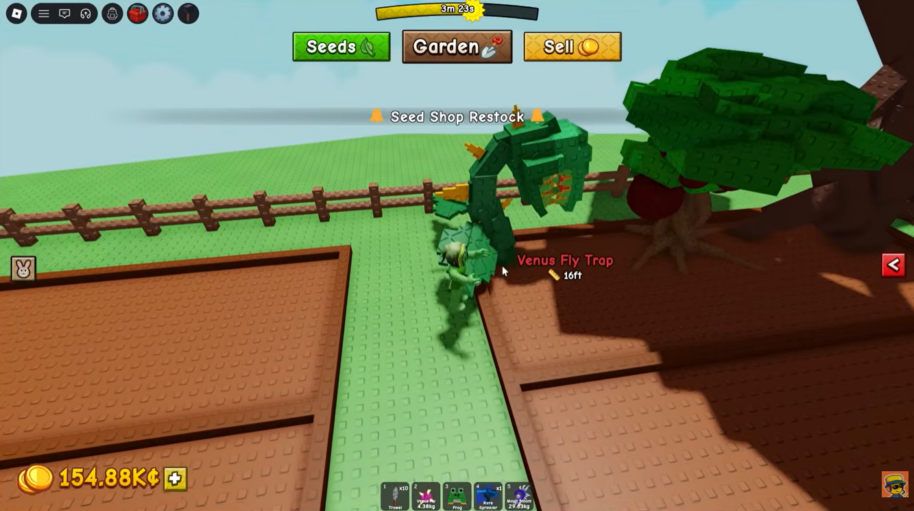 Venus Fly Trap plant in GaG2 (Image credit: Grow a Garden 2 Roblox / Via: YouTube - KingKade)