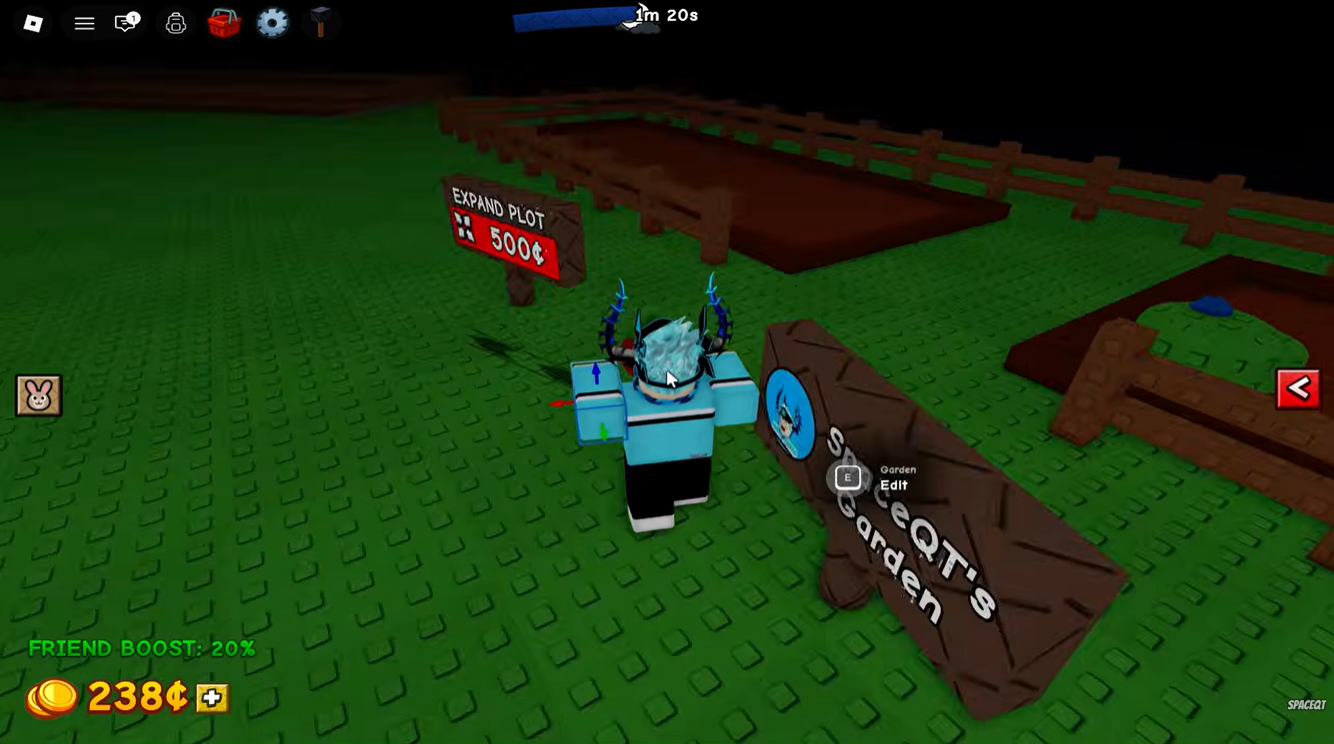 Grow a Garden 2 roblox - Super Watering Can on plot