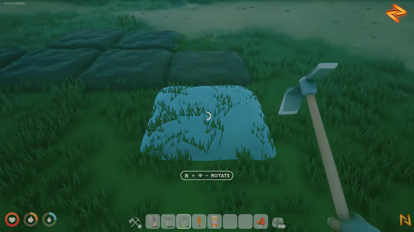 How to Water 12 Crop Plots with One Sprinkler in Solarpunk: placing plots