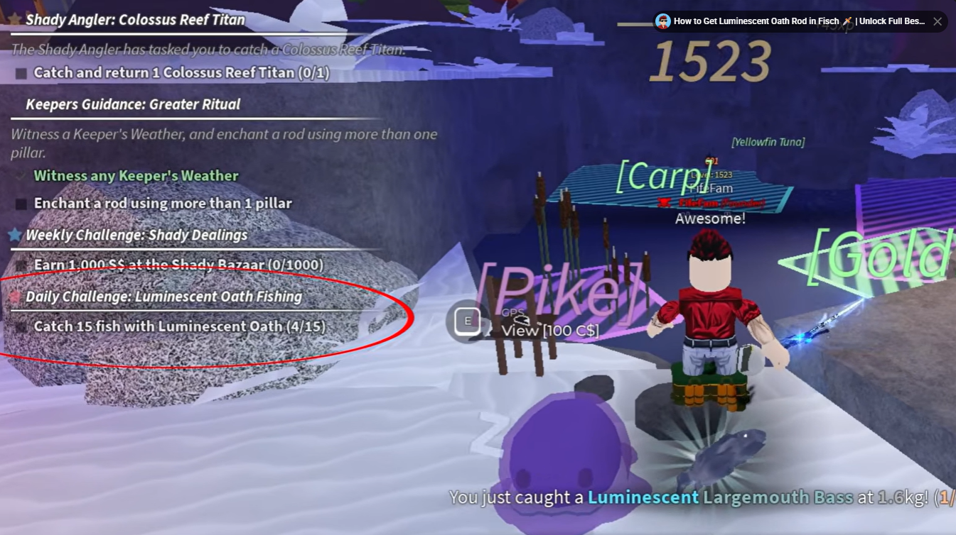 Fisch Roblox - Crews Update Guide - Crew Rod