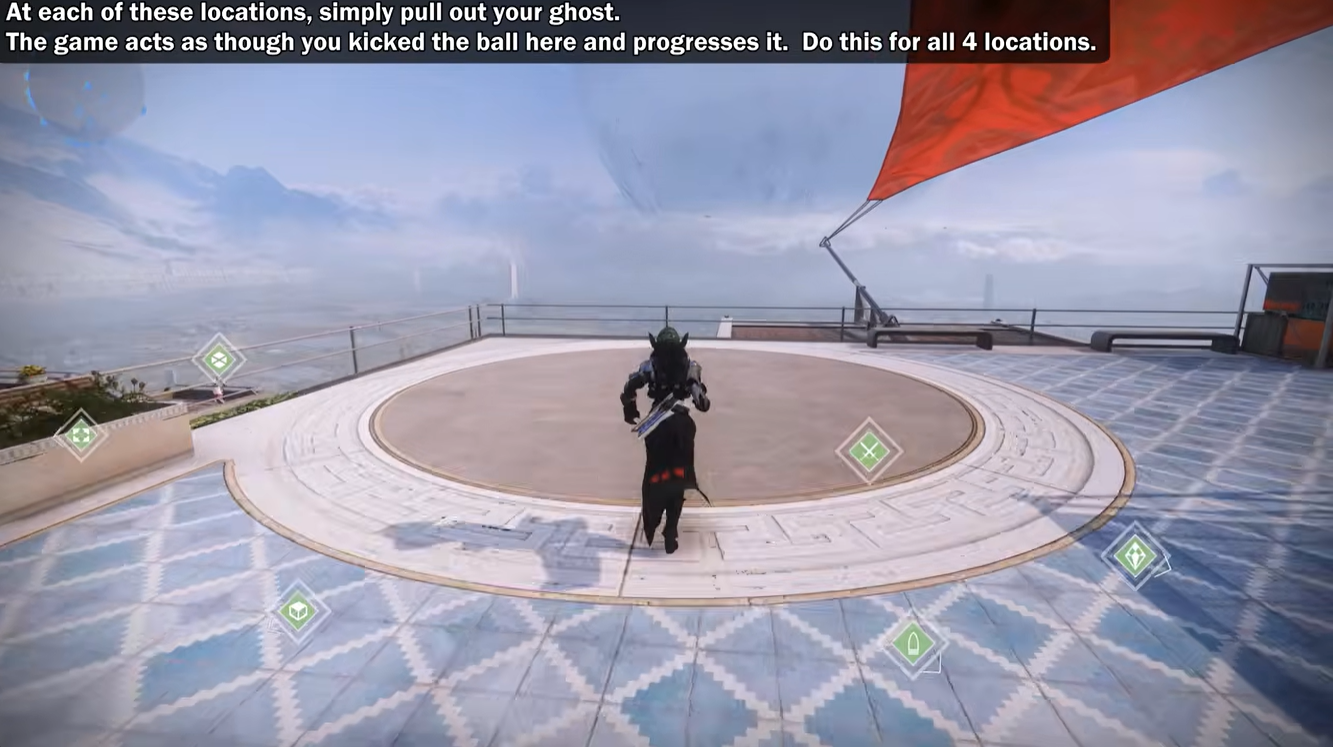 Destiny 2 Traveler's Manifestation Triumph first ball lcoation
