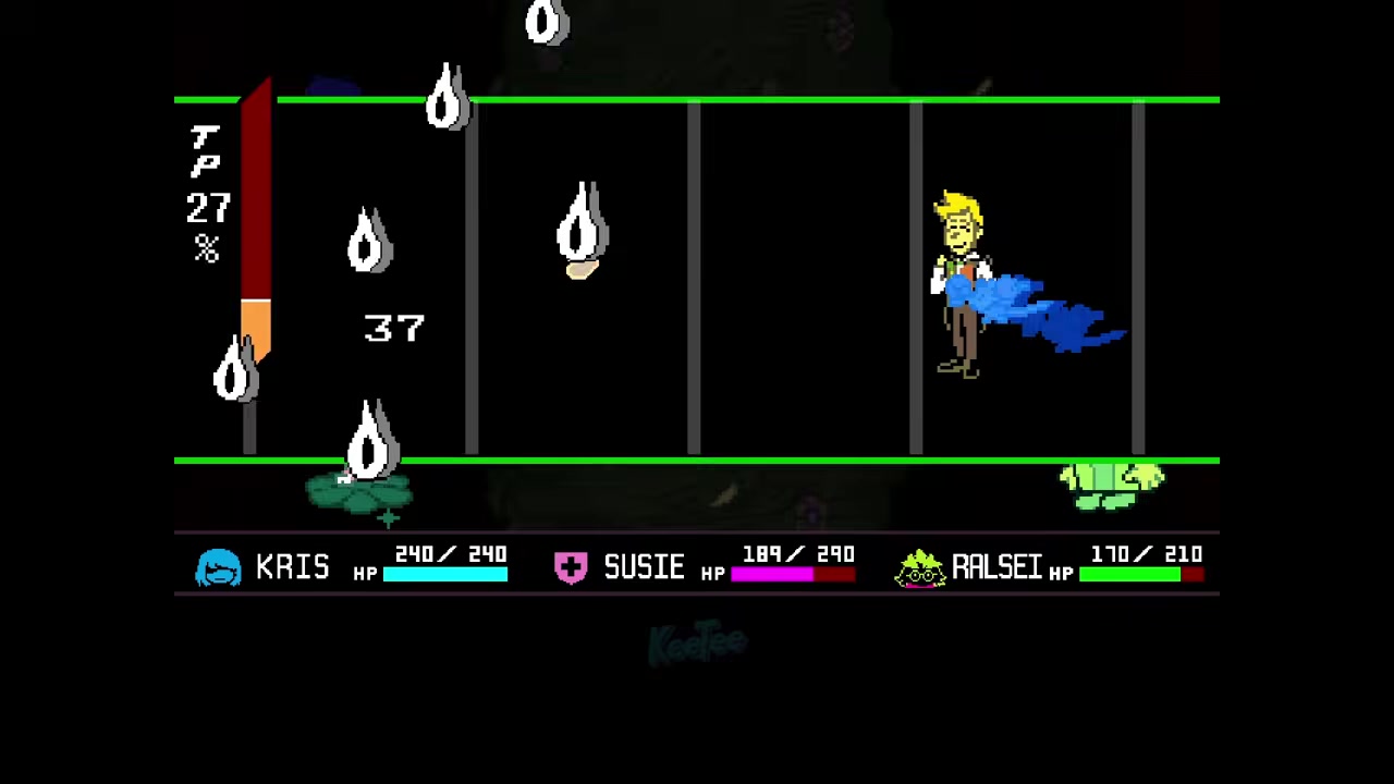Heal through bad attack turns