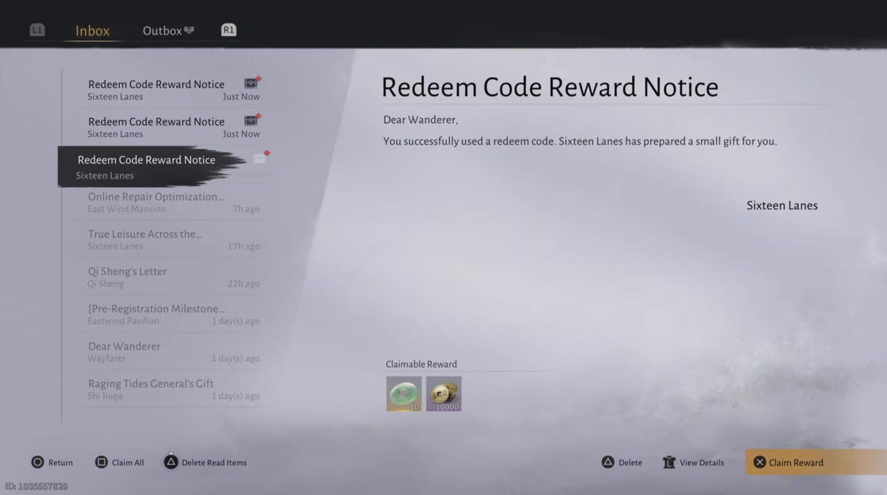 Open the main menu