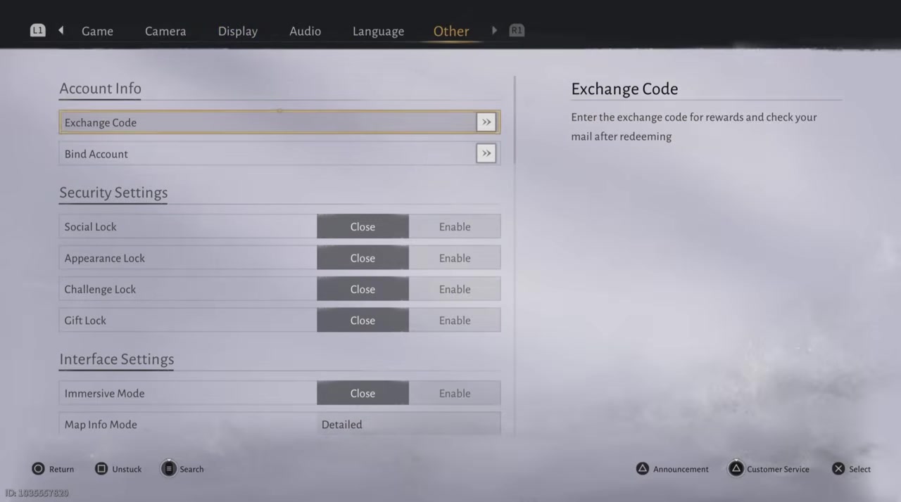 Open Settings