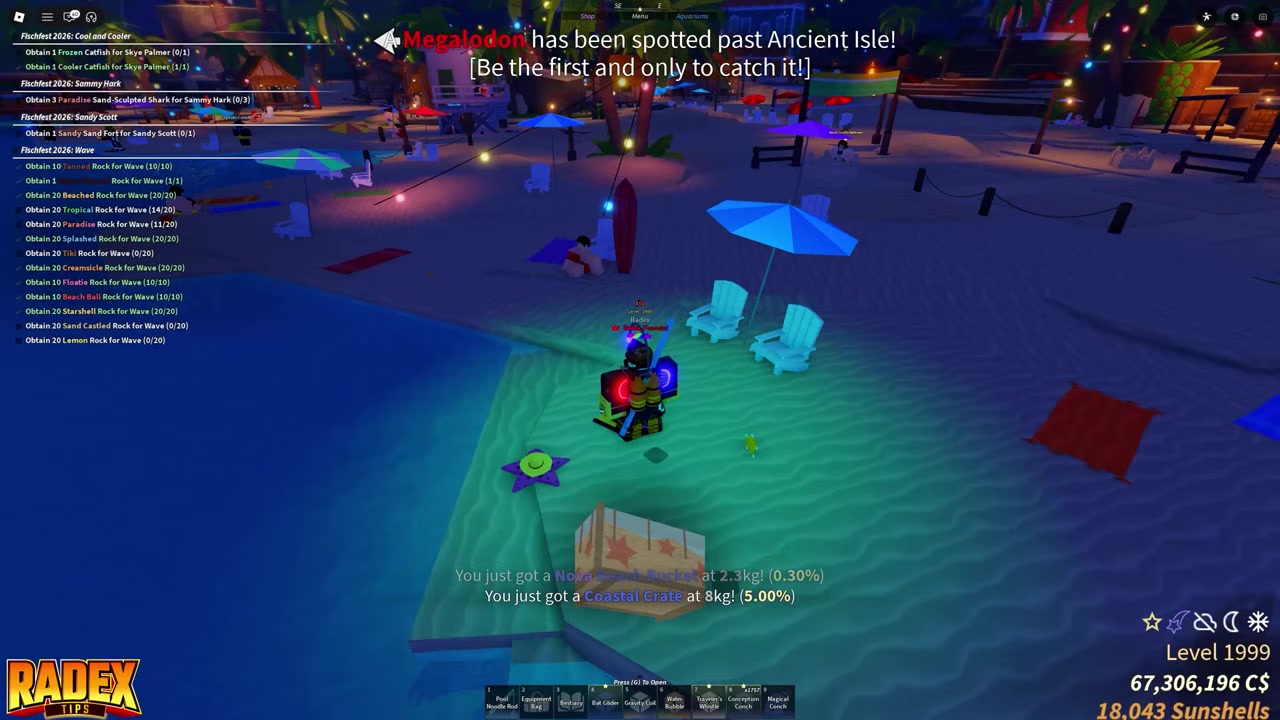 Go to the Sand Castle minigame
