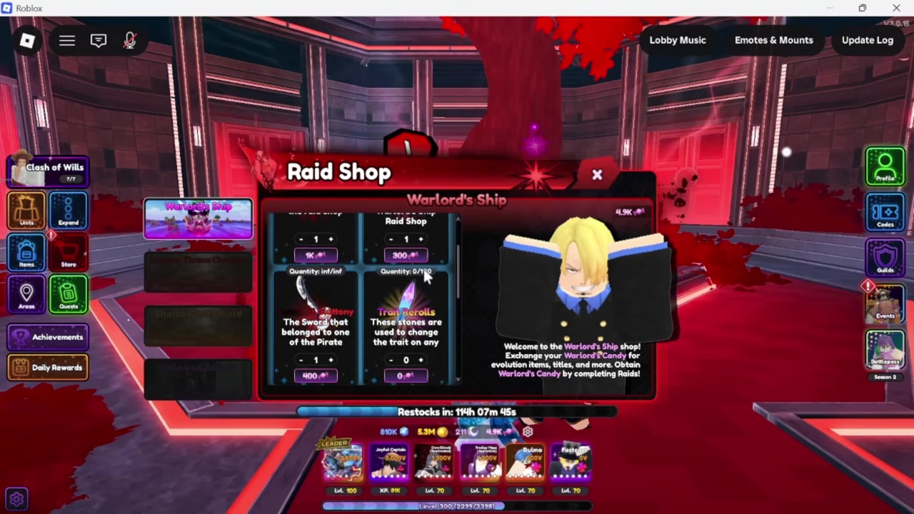 Use raid tokens weekly