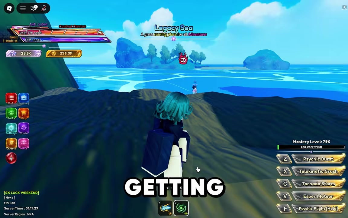 Wait for jungle meteors