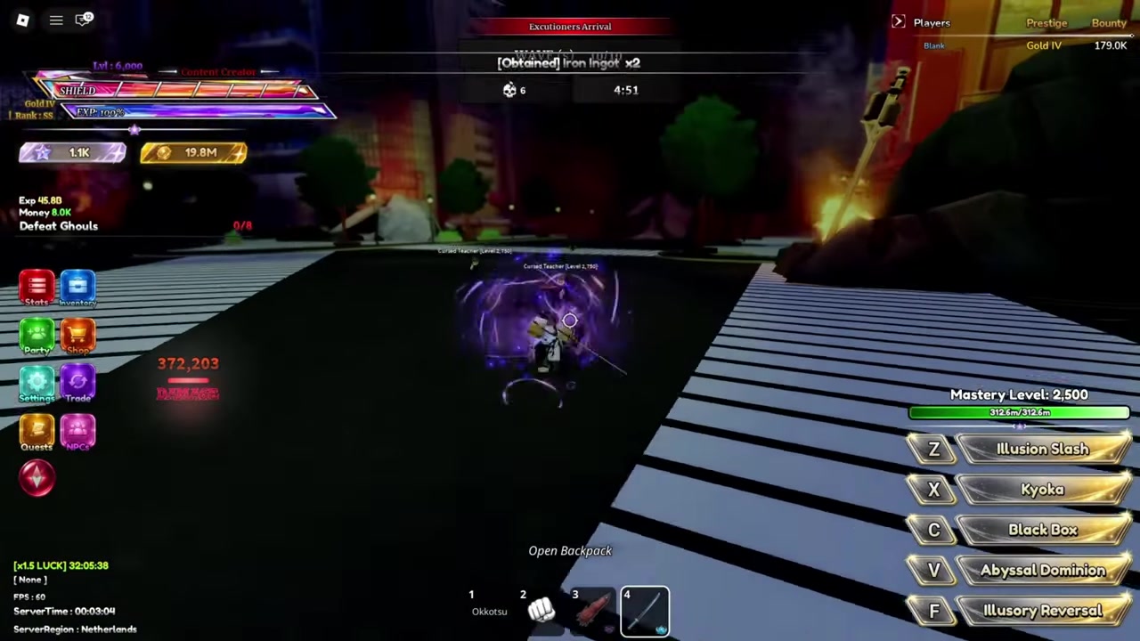 Chase Cursed Sorcerer