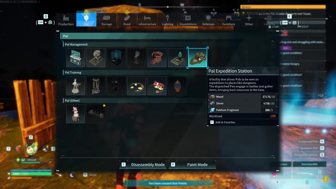 Unlock the Pal Expedition Station