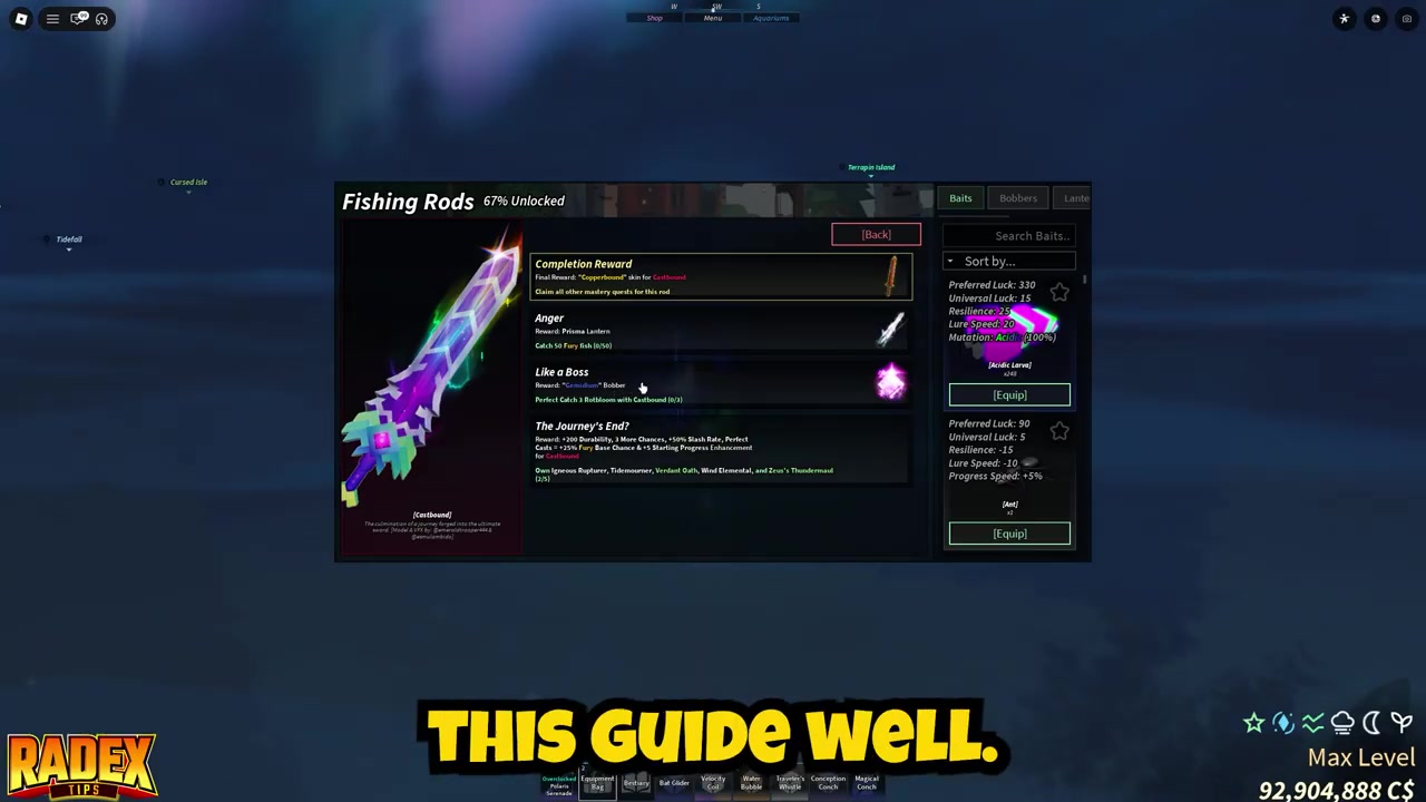 Own the Castbound Rod