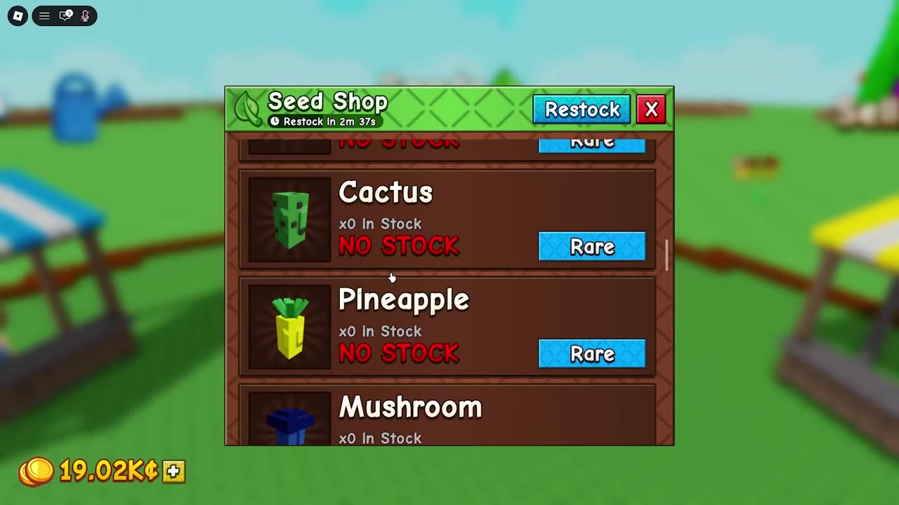 Wait until crops are fully grown