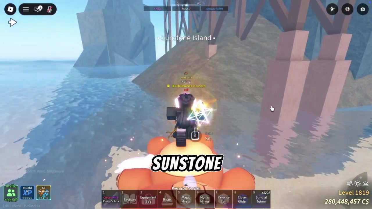 Travel to Sunstone Island